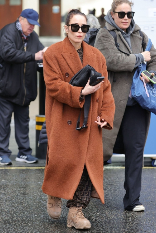 Noomi Rapace Leaves BBC Loose Ends Radio Show in London, March 2024 1