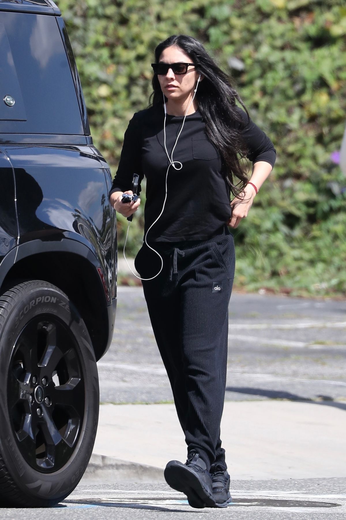 Noor Alfallah Leaves a Gym After a Morning Workout in Los Angeles