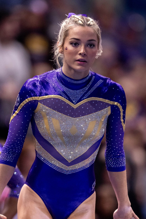 Olivia Dunne at NCAA Gymnastics SEC Championships in New Orleans, March 2024 9