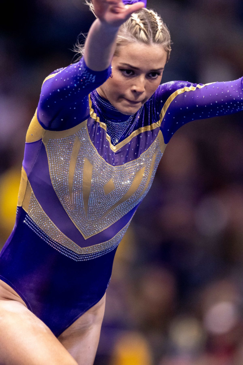 Olivia Dunne at NCAA Gymnastics SEC Championships in New Orleans, March 2024 10