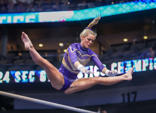 Olivia Dunne at NCAA Gymnastics SEC Championships in New Orleans, March 2024 2