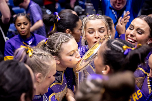 Olivia Dunne at NCAA Gymnastics SEC Championships in New Orleans, March 2024 3