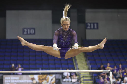 Olivia Dunne at Purple and Gold Classic in Baton Rouge, March 2024 11