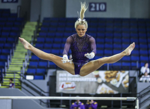 Olivia Dunne at Purple and Gold Classic in Baton Rouge, March 2024 15