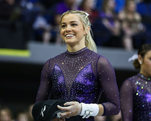 Olivia Dunne at Purple and Gold Classic in Baton Rouge, March 2024 4