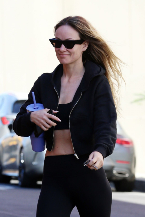 Olivia Wilde Arrives at Workout Routine Los Angeles, March 2024 9