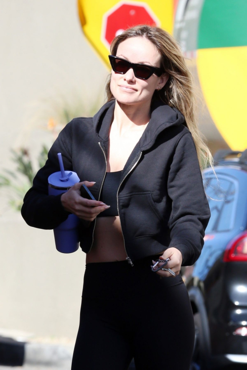 Olivia Wilde Arrives at Workout Routine Los Angeles, March 2024 6