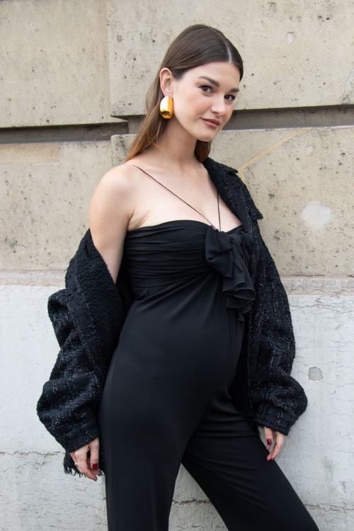 Ophelie Guillermand at Giambattista Valli Womenswear FW24-25 Show, March 2024 1