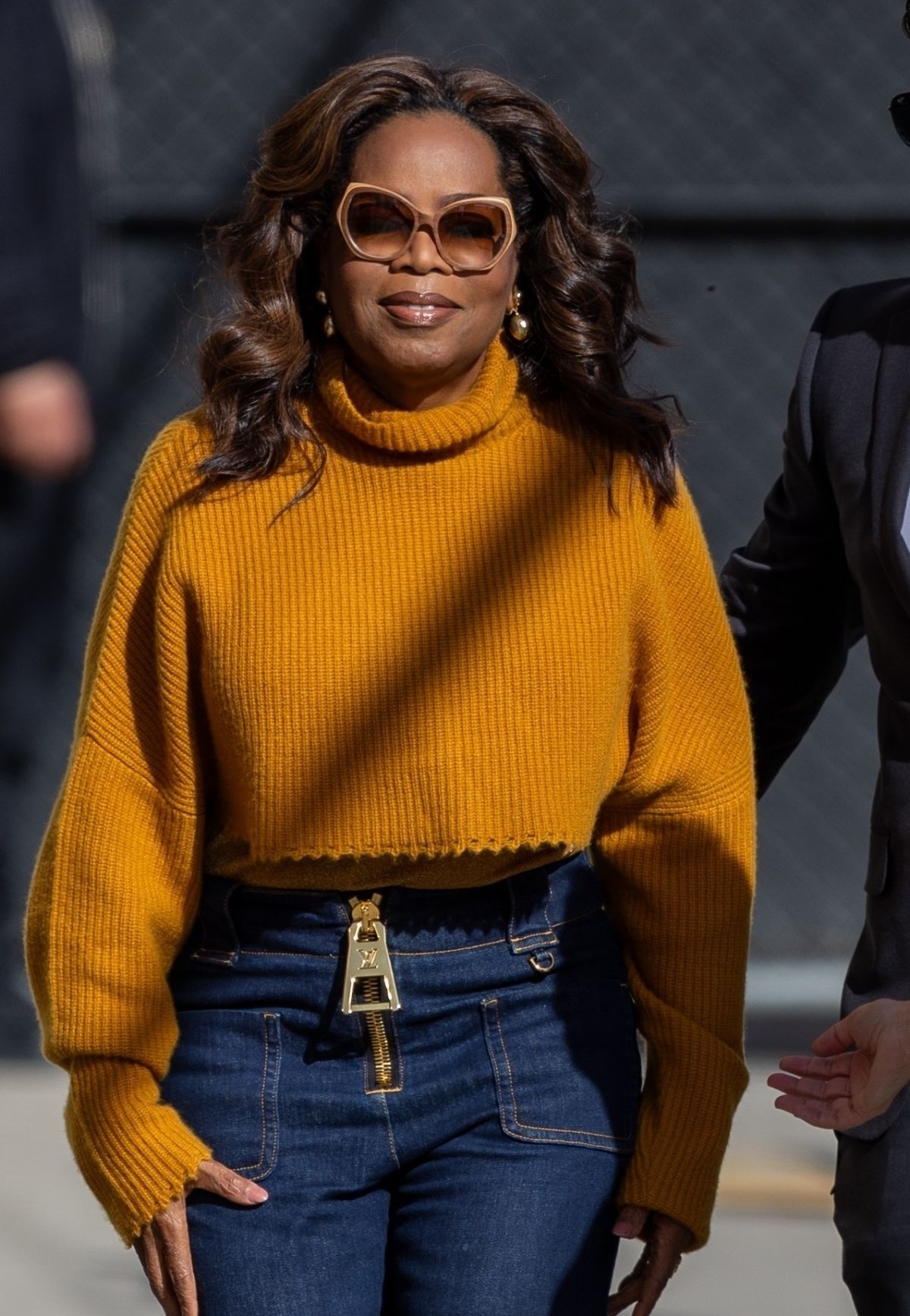 Oprah Winfrey Arrives at Jimmy Kimmel Live, March 2024