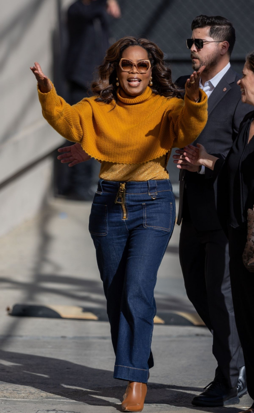 Oprah Winfrey Arrives at Jimmy Kimmel Live, March 2024 3