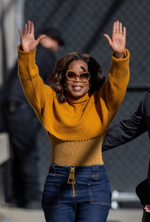 Oprah Winfrey Arrives at Jimmy Kimmel Live, March 2024 5