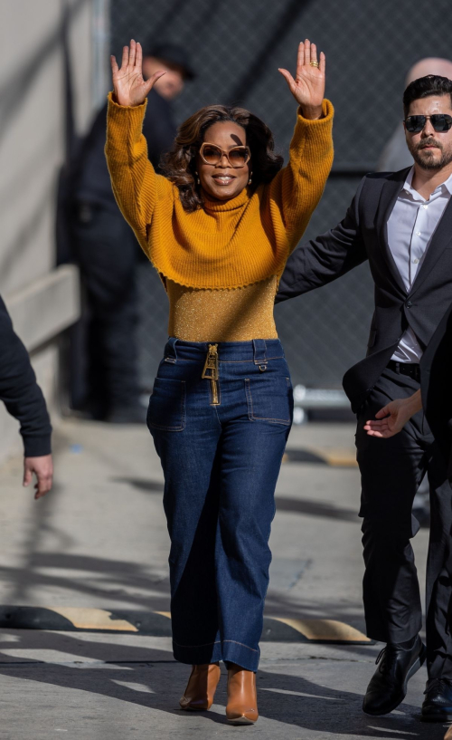 Oprah Winfrey Arrives at Jimmy Kimmel Live, March 2024 6