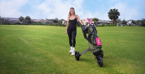 Paige Spiranac for Bag Boy Golf, March 2024 2