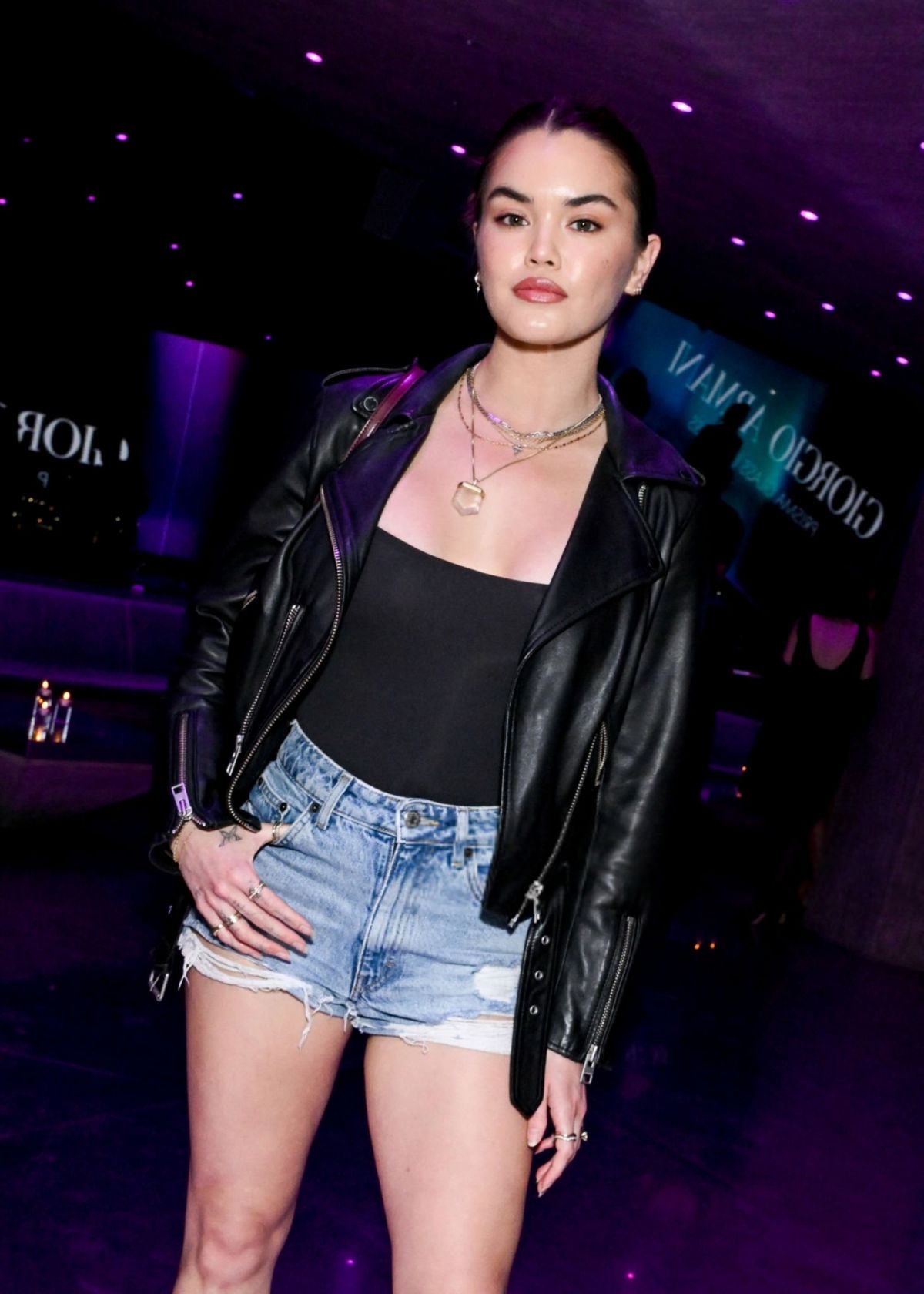 Paris Berelc at Giorgio Armani Prisma Glass Launch Party in Beverly Hills, March 2024