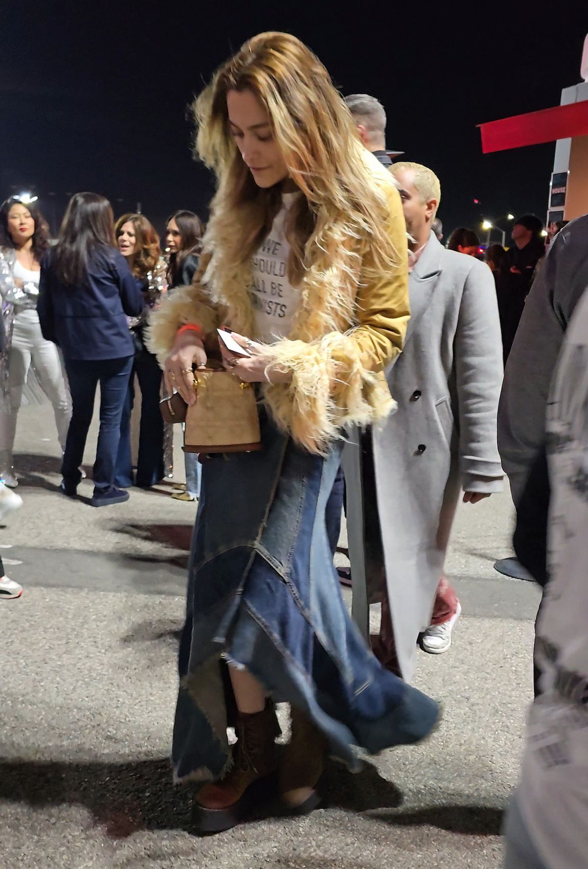 Paris Jackson at Madonna Concert in Los Angeles, March 2024