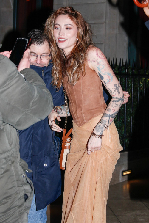 Paris Jackson Leaves Mert And Marcus Party at Paris Fashion Week, March 2024 1