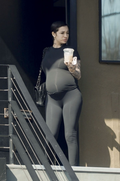 Pregnant Bhad Bhabie Leaving DBT Clinic in Los Angeles, March 2024 6