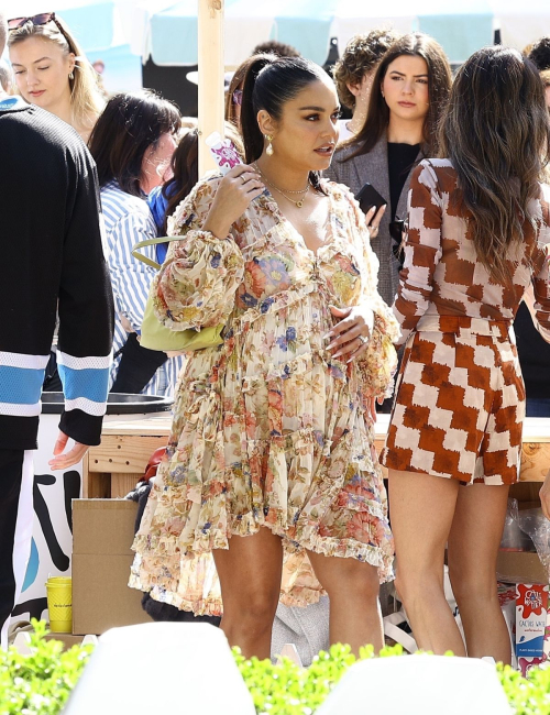 Pregnant Vanessa Hudgens at Caliwater Event at The Grove, March 2024 1