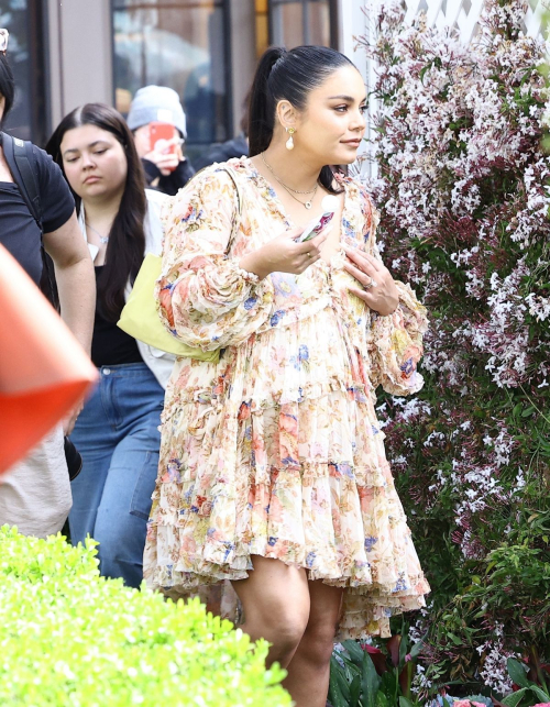 Pregnant Vanessa Hudgens at Caliwater Event at The Grove, March 2024 2