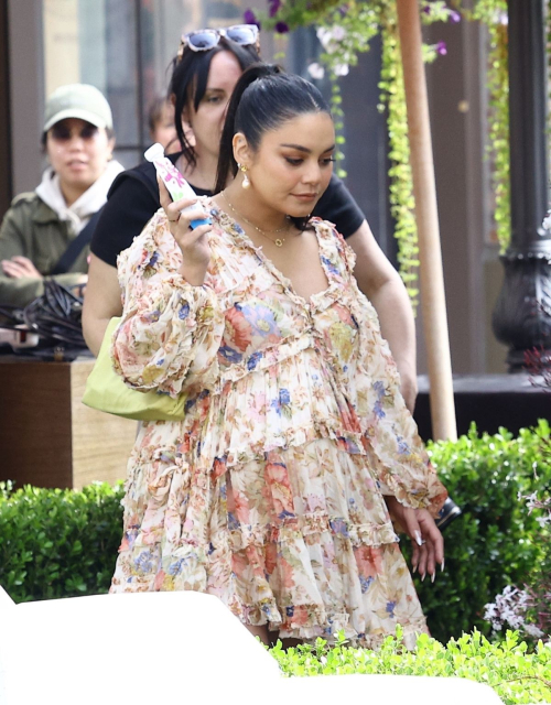 Pregnant Vanessa Hudgens at Caliwater Event at The Grove, March 2024 4