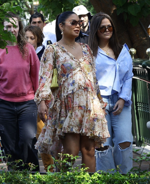 Pregnant Vanessa Hudgens at Caliwater Event at The Grove, March 2024 6