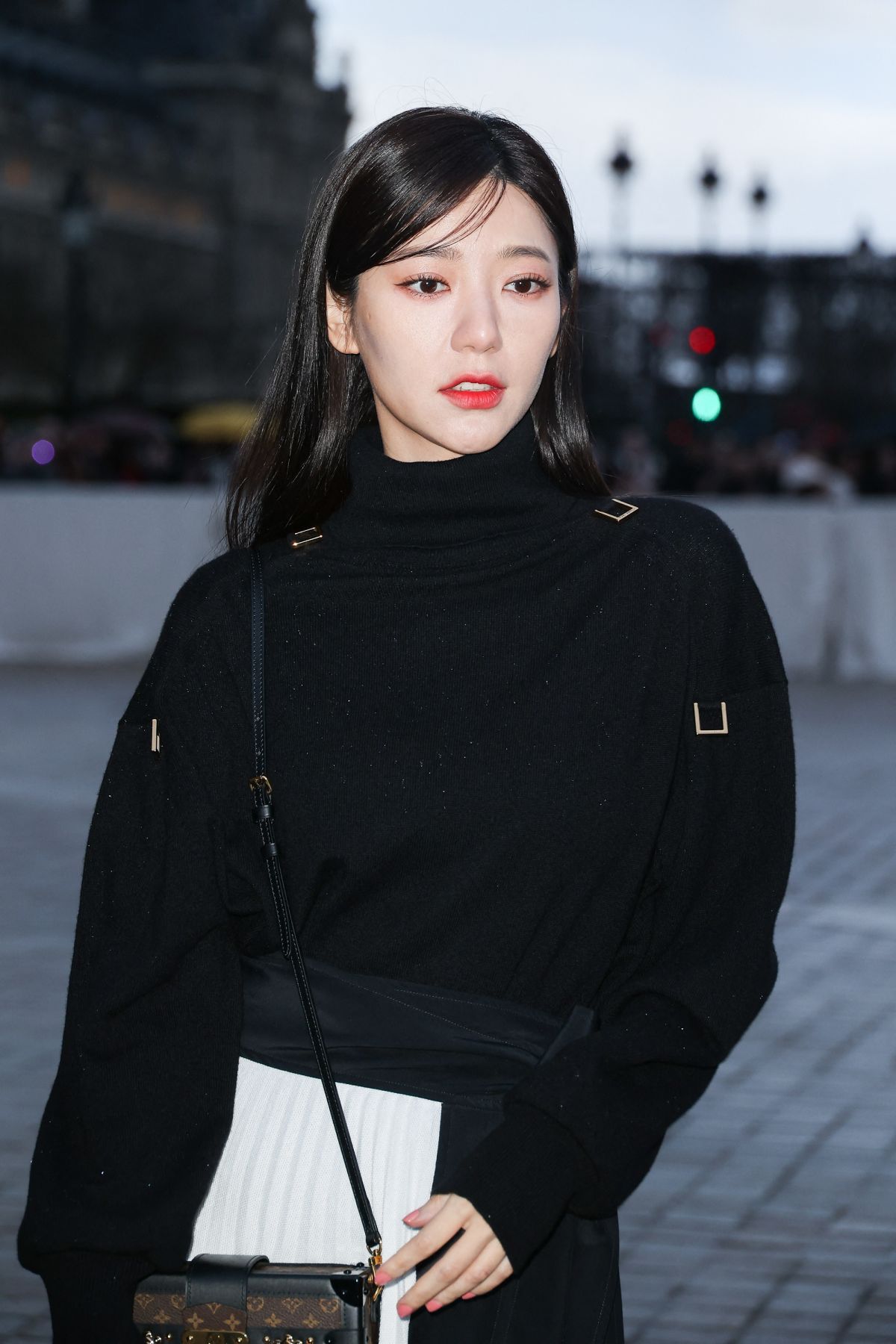 Puff Kuo at Louis Vuitton Fashion Show Paris Fashion Week, March 2024