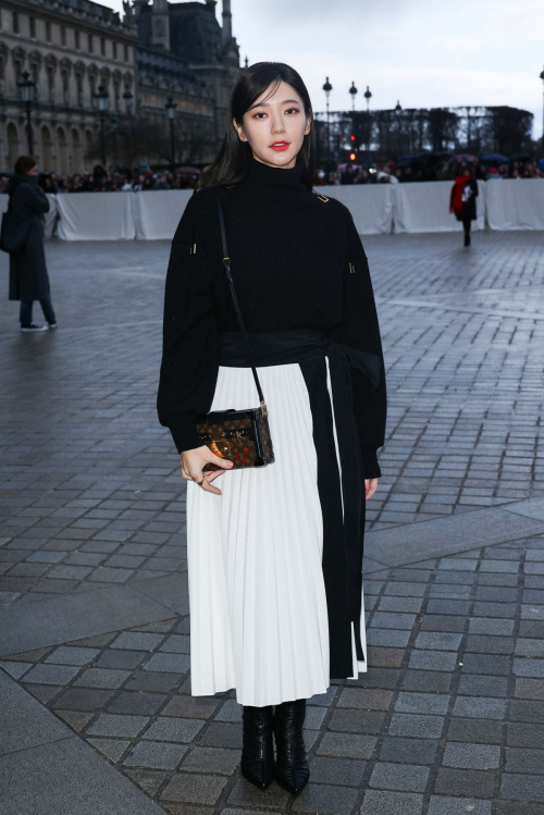 Puff Kuo at Louis Vuitton Fashion Show Paris Fashion Week, March 2024 1