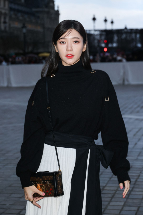 Puff Kuo at Louis Vuitton Fashion Show Paris Fashion Week, March 2024 2