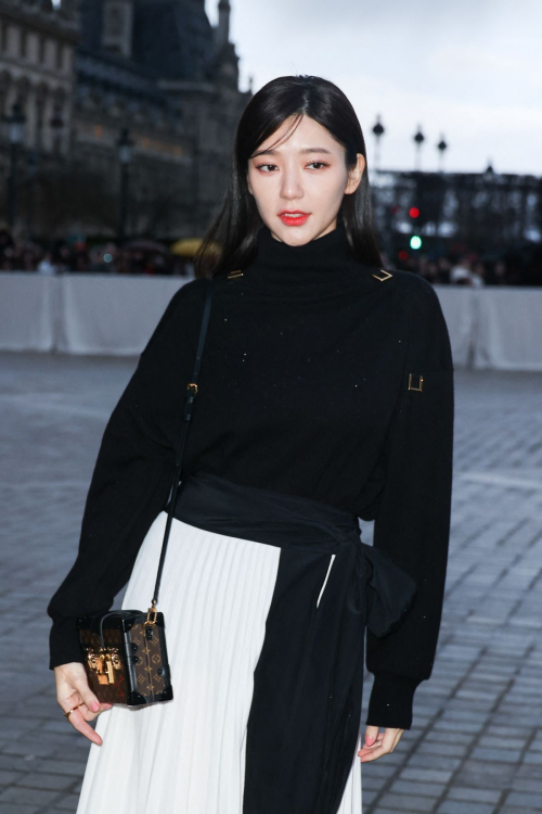 Puff Kuo at Louis Vuitton Fashion Show Paris Fashion Week, March 2024 4