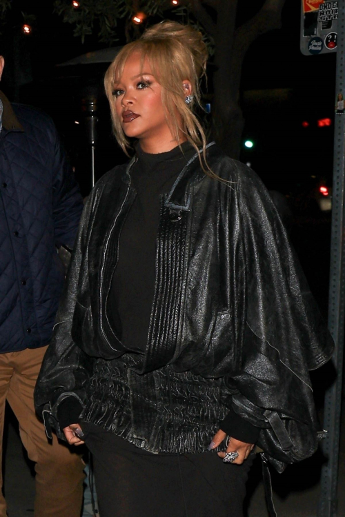 Rihanna Arrives at a Charity Event at Little Door in West Hollywood, March 2024 1