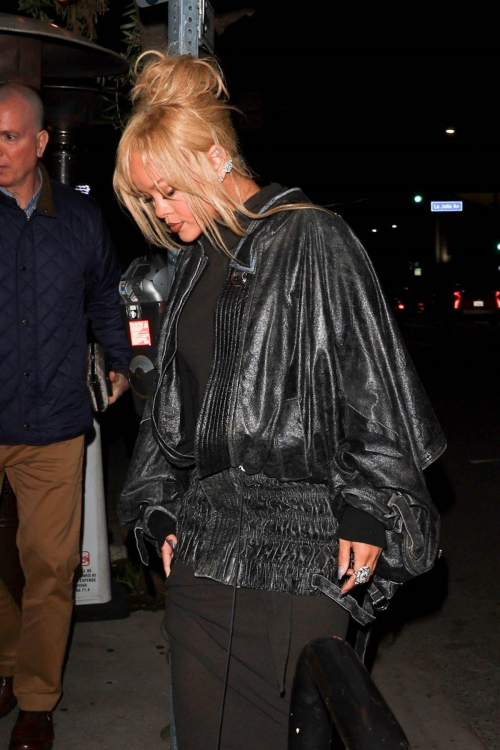 Rihanna Arrives at a Charity Event at Little Door in West Hollywood, March 2024 3