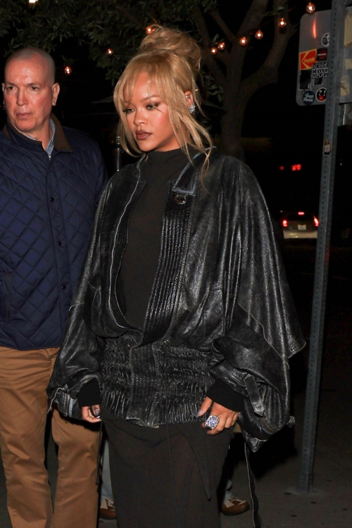 Rihanna Arrives at a Charity Event at Little Door in West Hollywood, March 2024 4