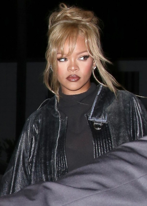 Rihanna Arrives at a Charity Event at Little Door in West Hollywood, March 2024 5