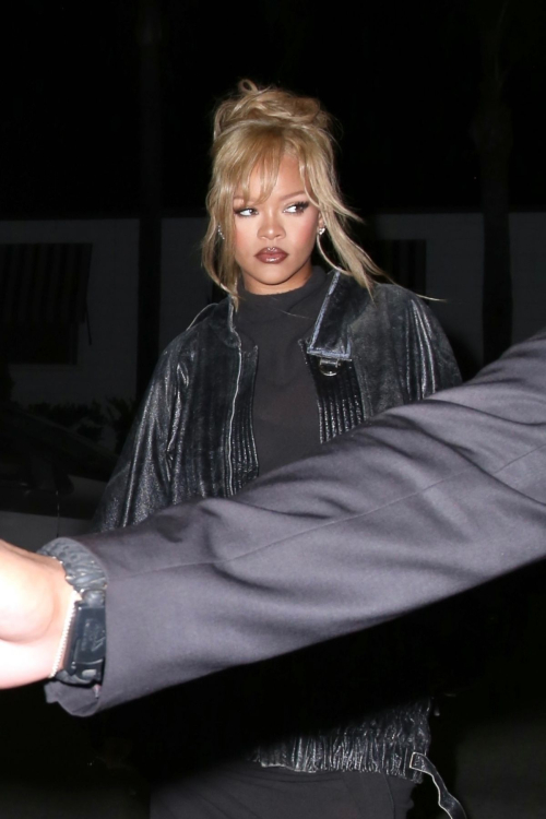 Rihanna Arrives at a Charity Event at Little Door in West Hollywood, March 2024 6