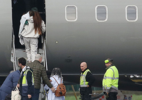 Rihanna Leaving Milan in a Private Airplane, March 2024 1