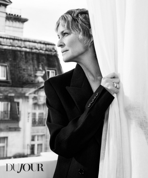 Robin Wright for DuJour Magazine, Spring 2024 10