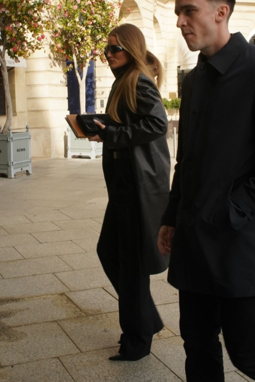 Rosie Huntington-Whiteley at Her Hotel in Paris, March 2024 5