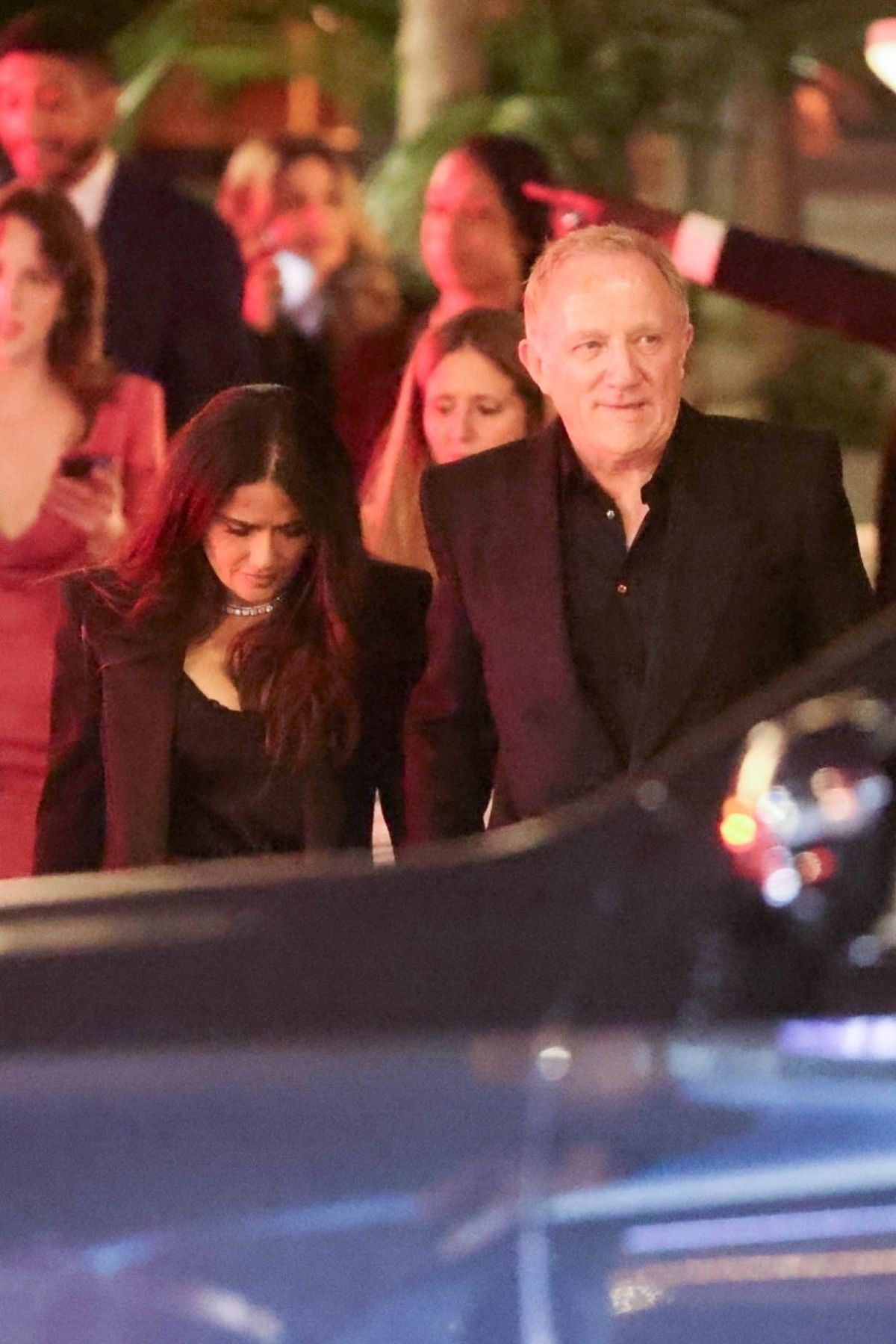 Salma Hayek and Francois-Henri Pinault Leave Oscars Pre-Party, March 2024