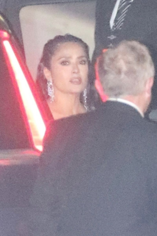 Salma Hayek at Jay-Z and Beyonce’s After-Party, March 2024 3