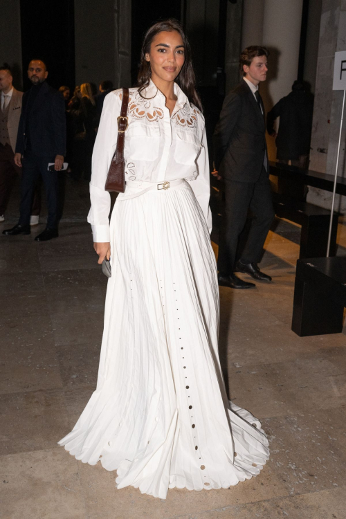 Sandra Shehab at Elie Saab Womenswear FW24-25 Show at Paris Fashion Week, March 2024 5