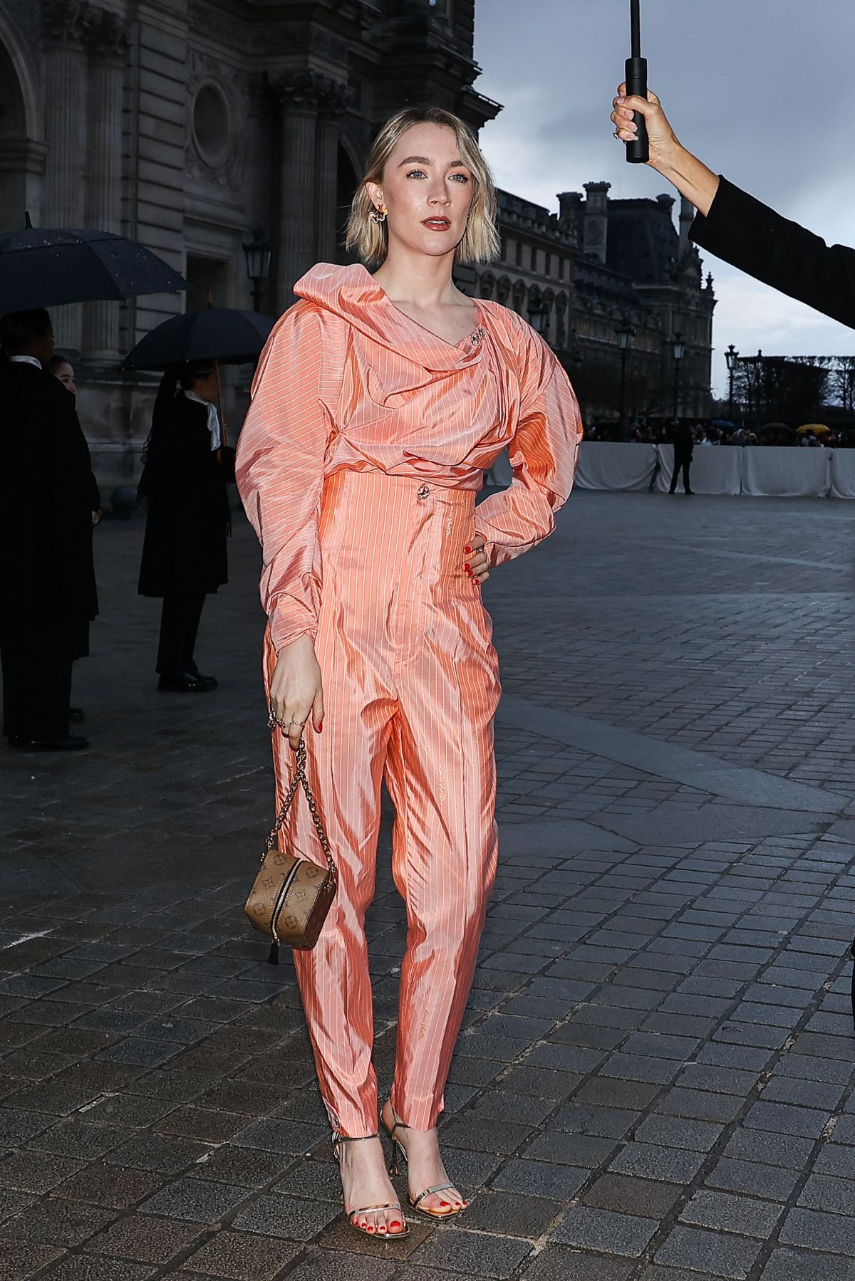 Saoirse Ronan at Louis Vuitton Fashion Show Paris Fashion Week, March 2024