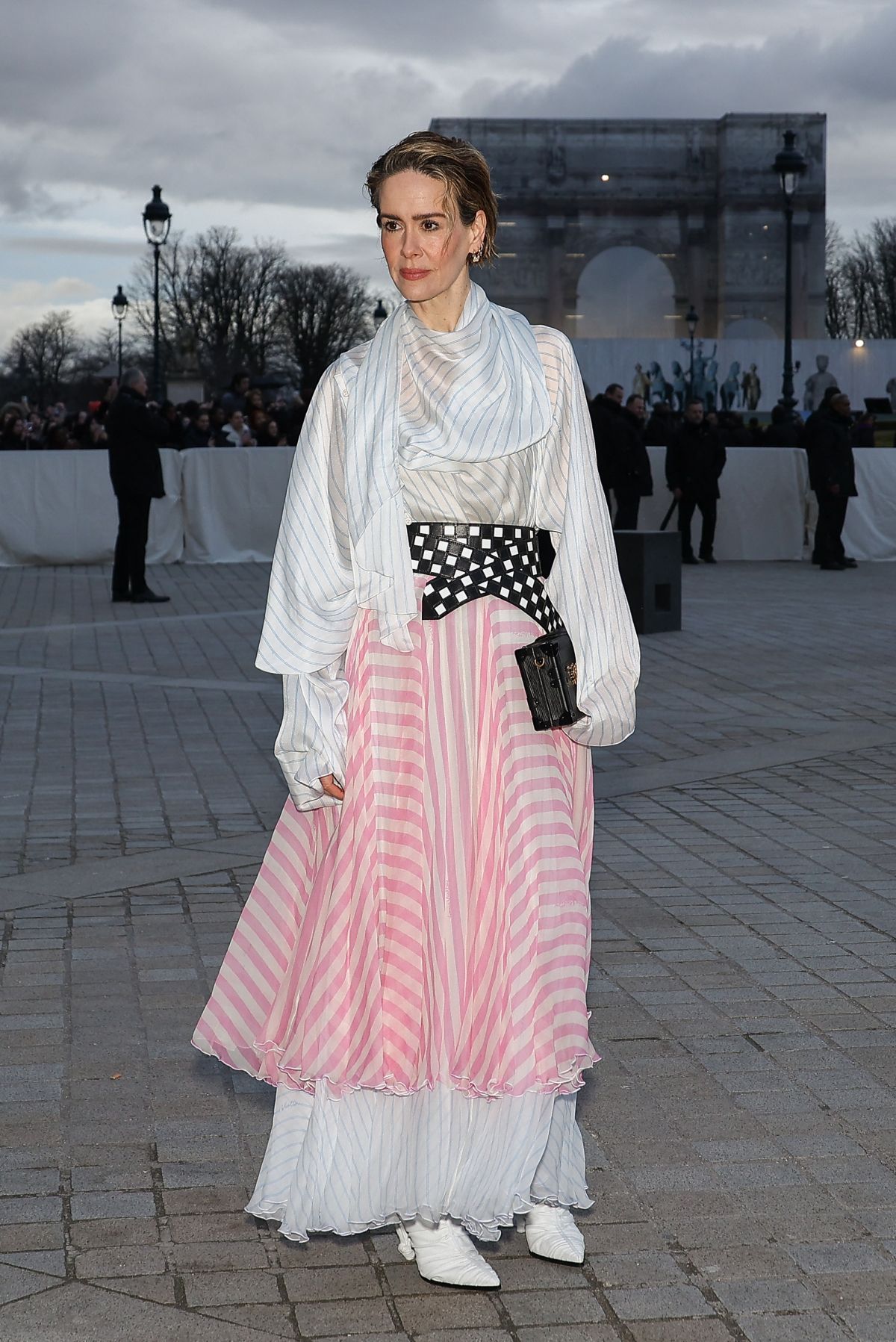 Sarah Paulson at Louis Vuitton Fashion Show Paris Fashion Week, March 2024