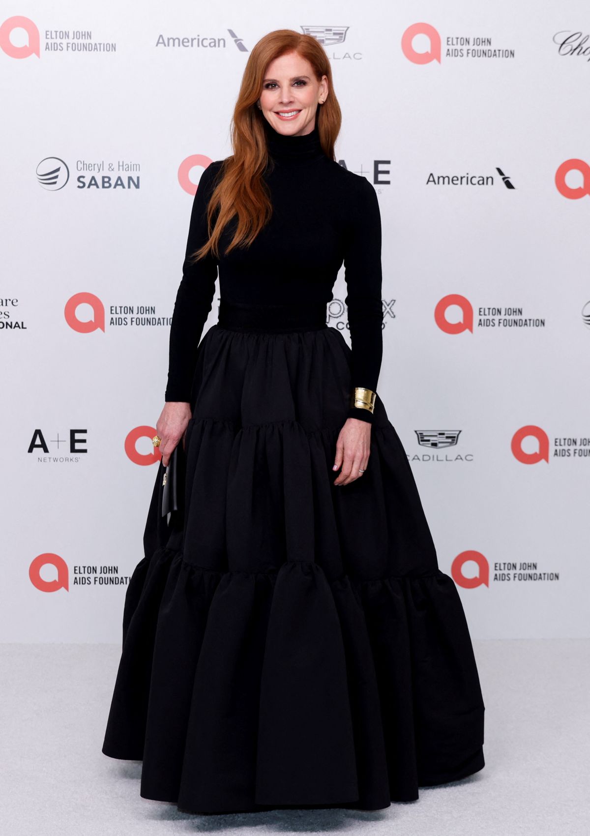 Sarah Rafferty at Elton John AIDS Foundation Oscar Viewing Party, March 2024