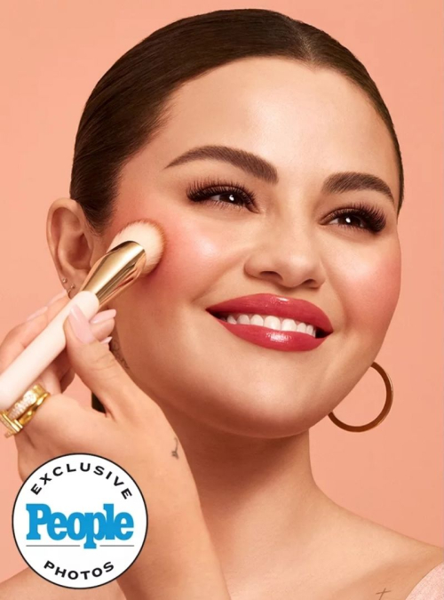 Selena Gomez for Rare Beauty Soft Pinch Luminous Powder Blush Campaign, 2024 4