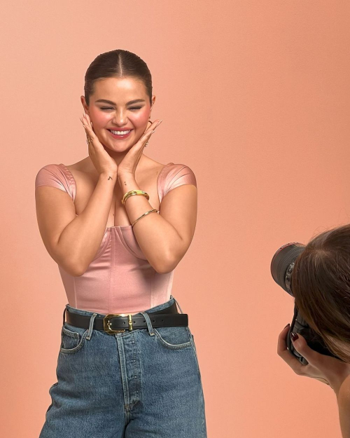 Selena Gomez for Rare Beauty Soft Pinch Luminous Powder Blush Campaign, 2024 5