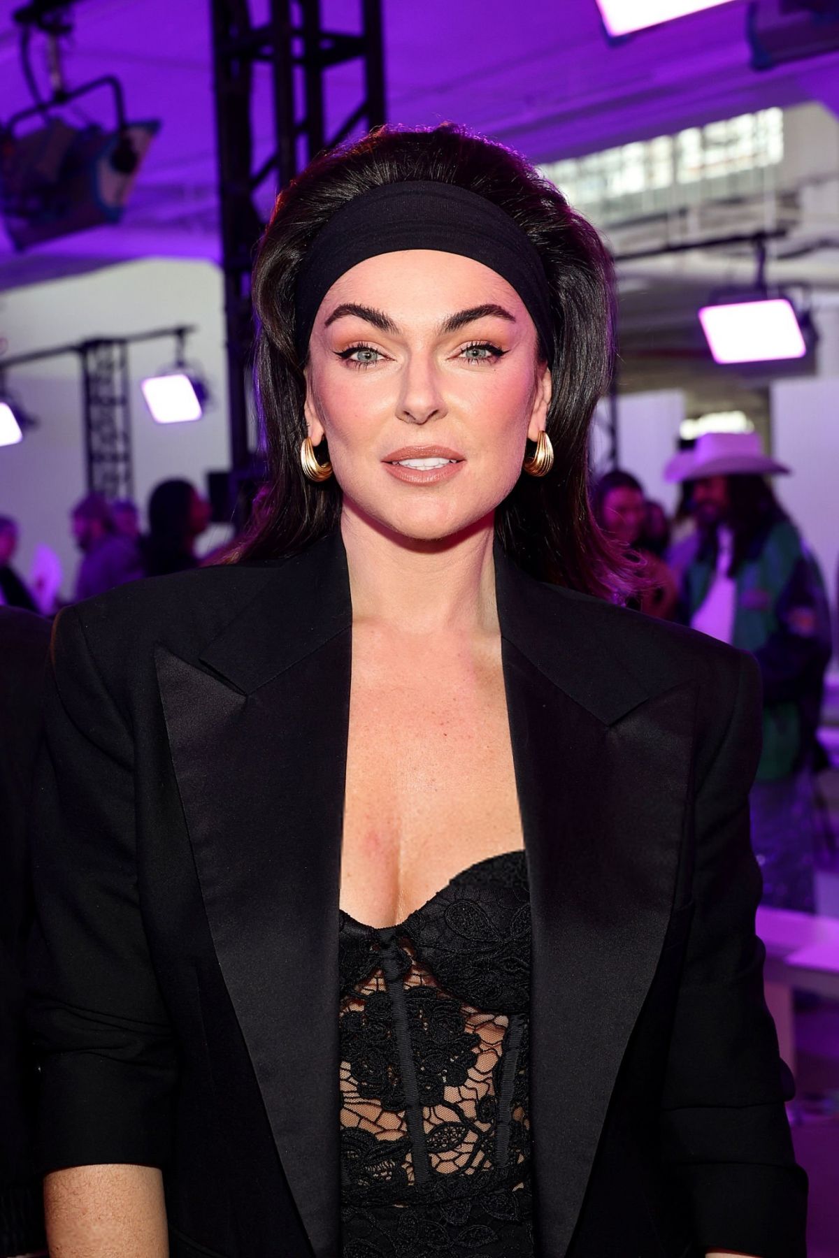 Serinda Swan at Pamella Roland Fashion Show at NYFW, February 2024