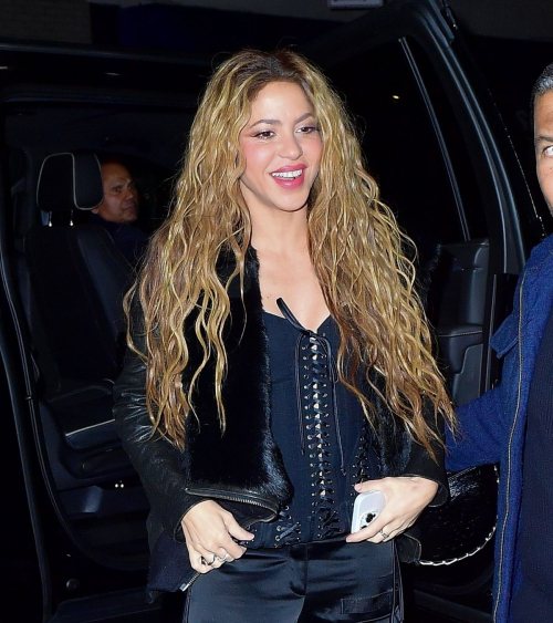 Shakira Out for Dinner After Her Performance in Times Square in New York, March 2024 2