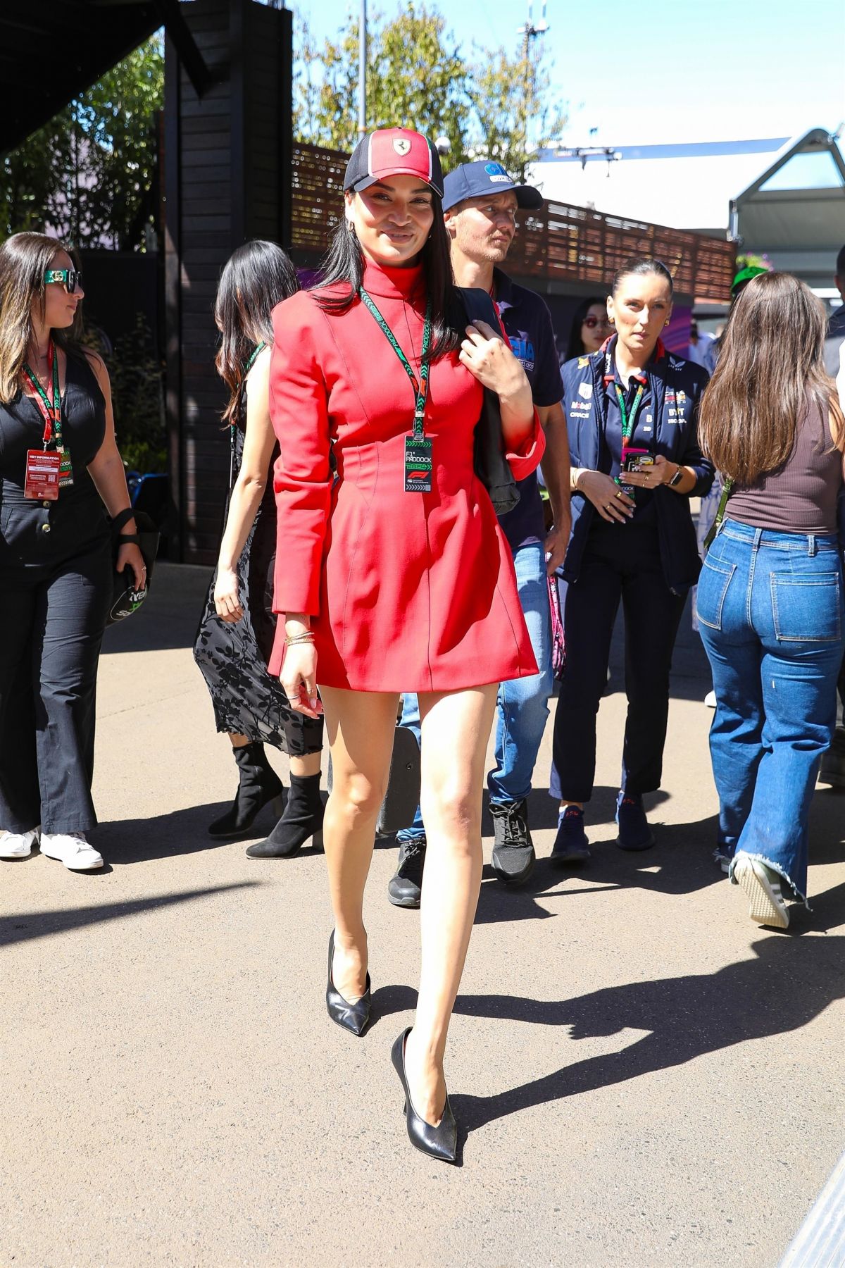 Shanina Shaik at Formula One Australian Grand Prix at Albert Park Circuit in Melbourne, March 2024