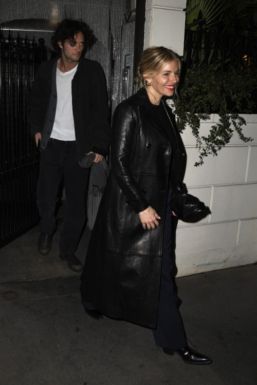 Sienna Miller Leaves Cara Delevingne’s Cabaret Performance, March 2024 1