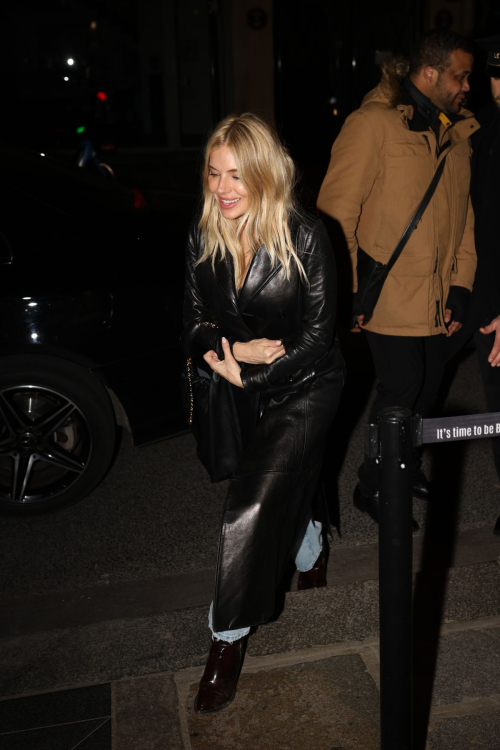 Sienna Miller Leaves Caviar Kaspia in Paris, March 2024 6